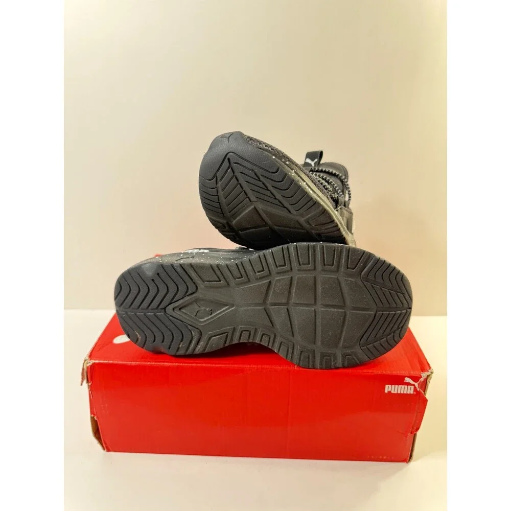 Puma Unisex-Child, One4All, Puma Black-Puma White, Big Kid 4.5